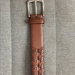 Brown Woven Men’s Belt
